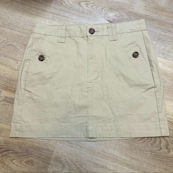 Wild Fable Khaki Mini Skirt size 4 - Picture 1 of 3